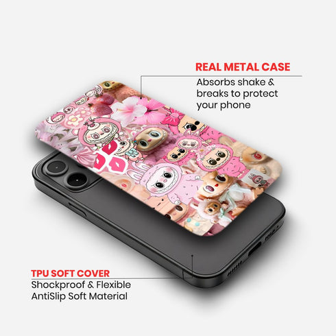 LA BU BU "Whimsical Wonders" Pink Aesthetic Phone Cover image 1